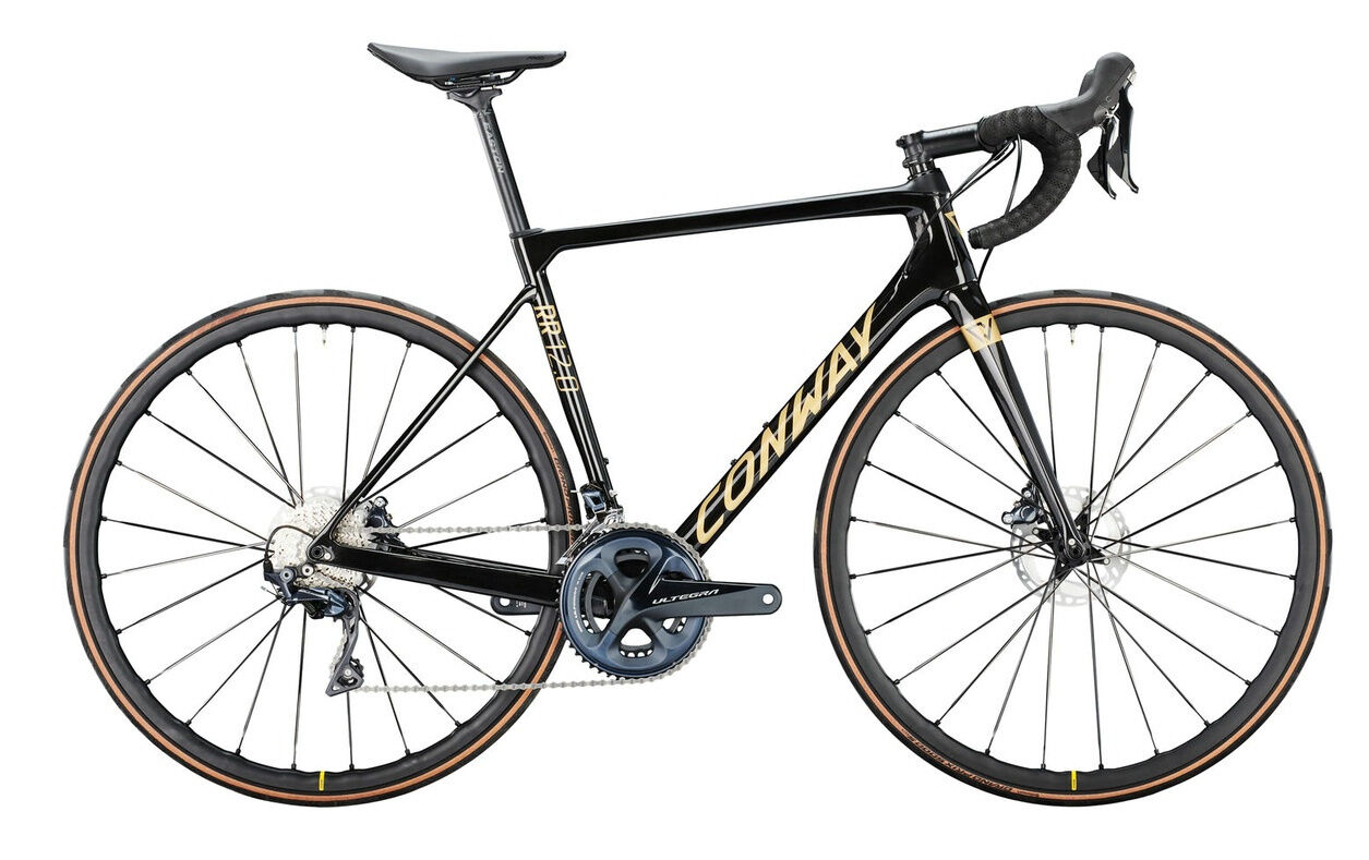 Conway RR 12.0 black metallic / gold metallic 28" Diamant 52 cm