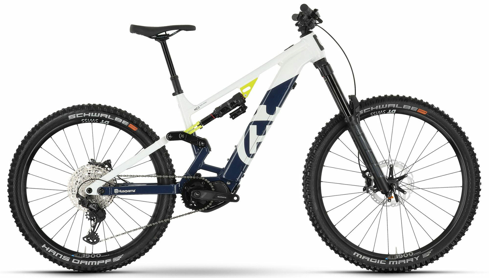Husqvarna Hard Cross HC3 white / blue 29"/27;5" 630 Wh Diamant M