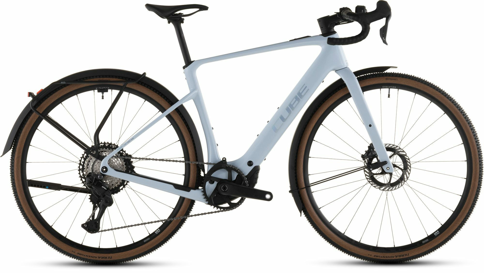 Cube NUROAD HYBRID C:62 SLX 400X FE - 28" 400 Wh - iceblue´n´prism