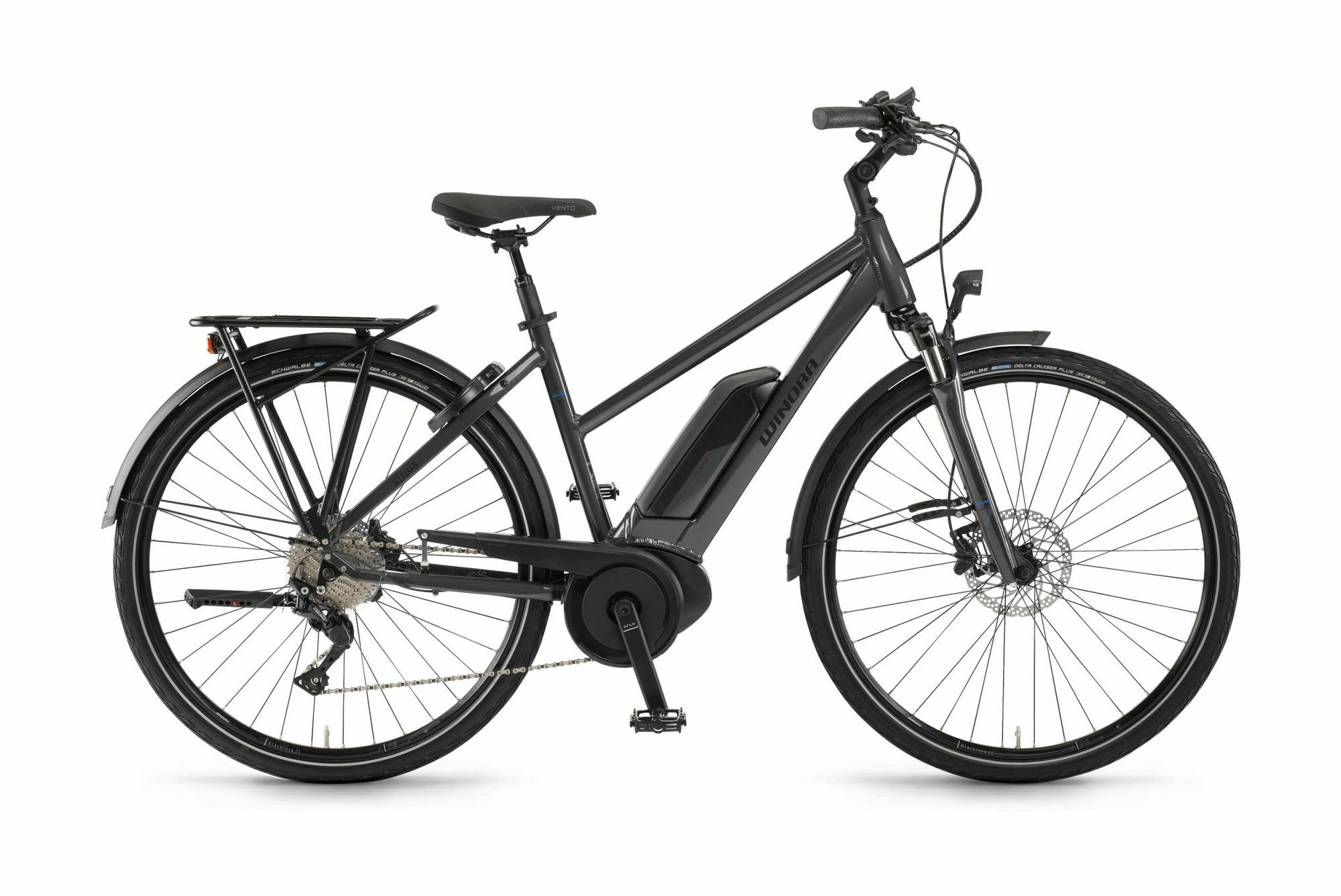 Winora Sinus Tria 10 Graphit 28" 500 Wh Trapez