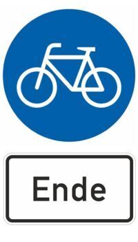 Verkehrszeichen 237 – Radweg