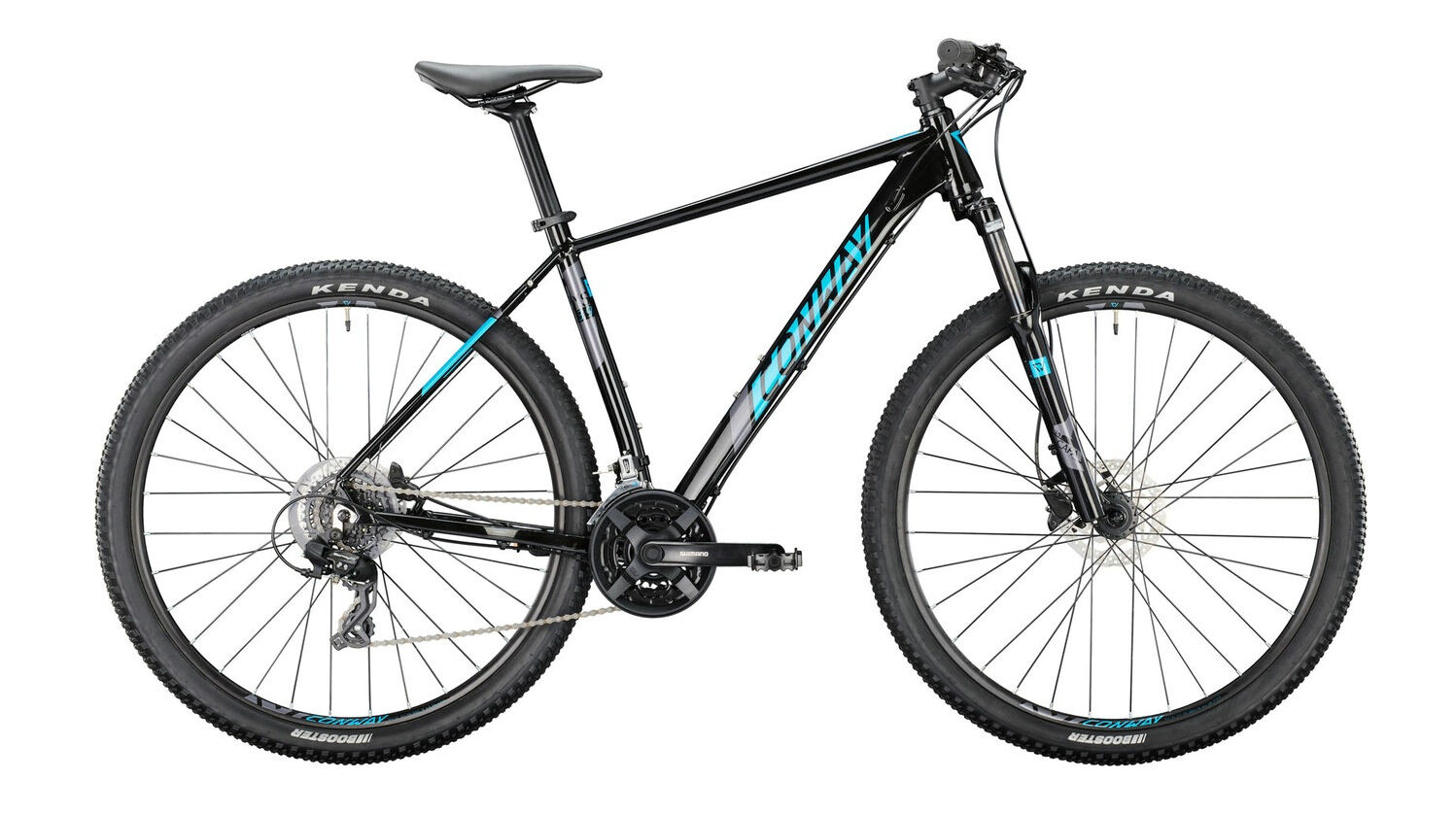 Conway MS 3.9 Black Metallic / Turquoise Metallic - 29 Zoll - Diamant