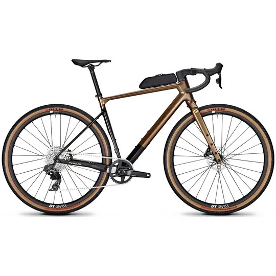 Focus ATLAS 8.9 Goldbrown glossy / Carbon raw glossy 2024 28" Diamant