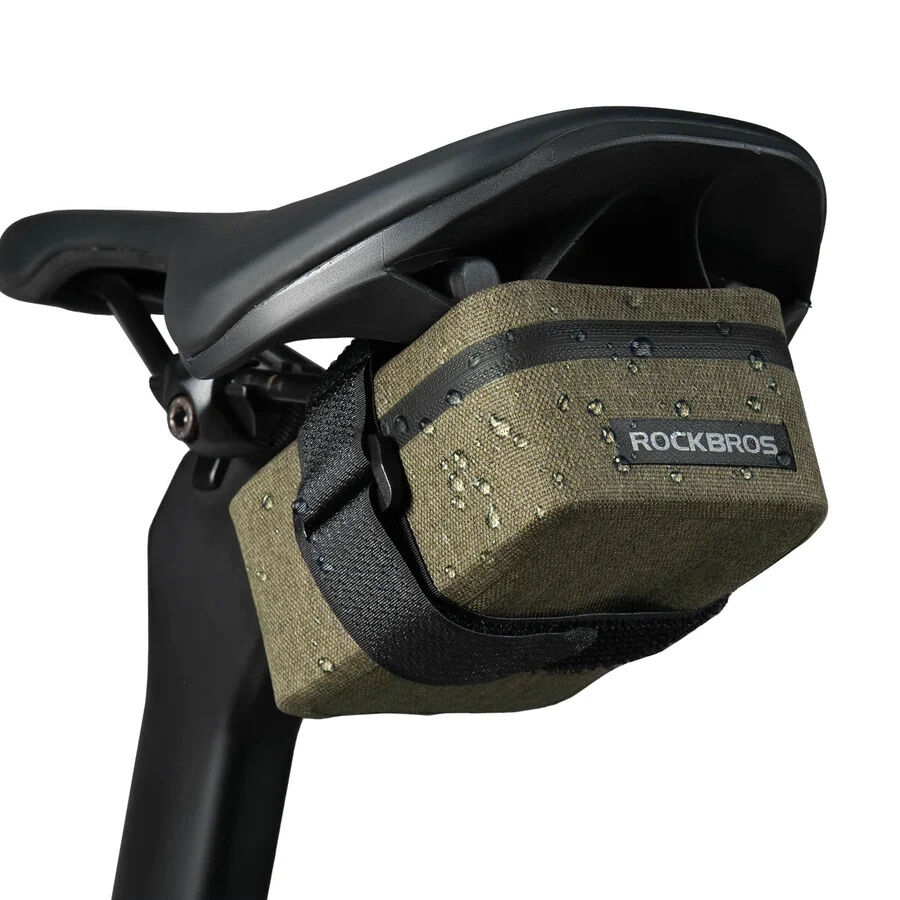 Rockbros AS-137 Bike Saddle Bag, waterproof Braun