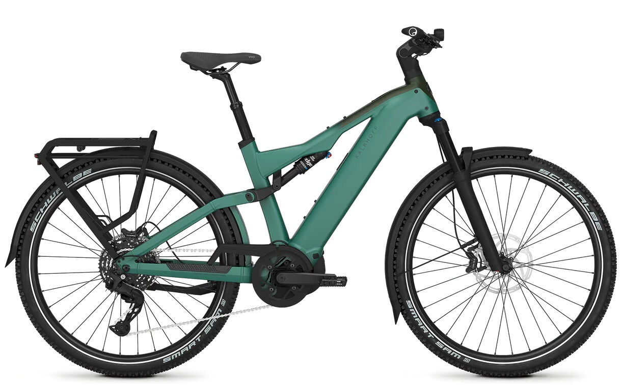 Kalkhoff Entice 7+ Move Mineralgreen / Huntsmengreen Matt - 600 Wh - 29 Zoll - Diamant