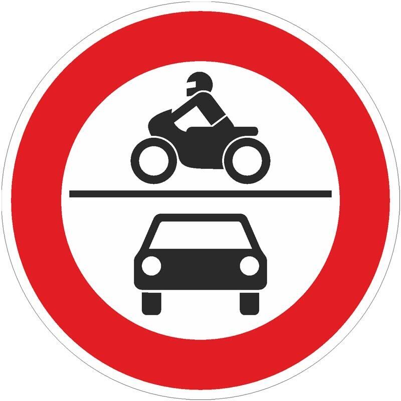 Verkehrszeichen 260 – Verbot für Kraftfahrzeuge