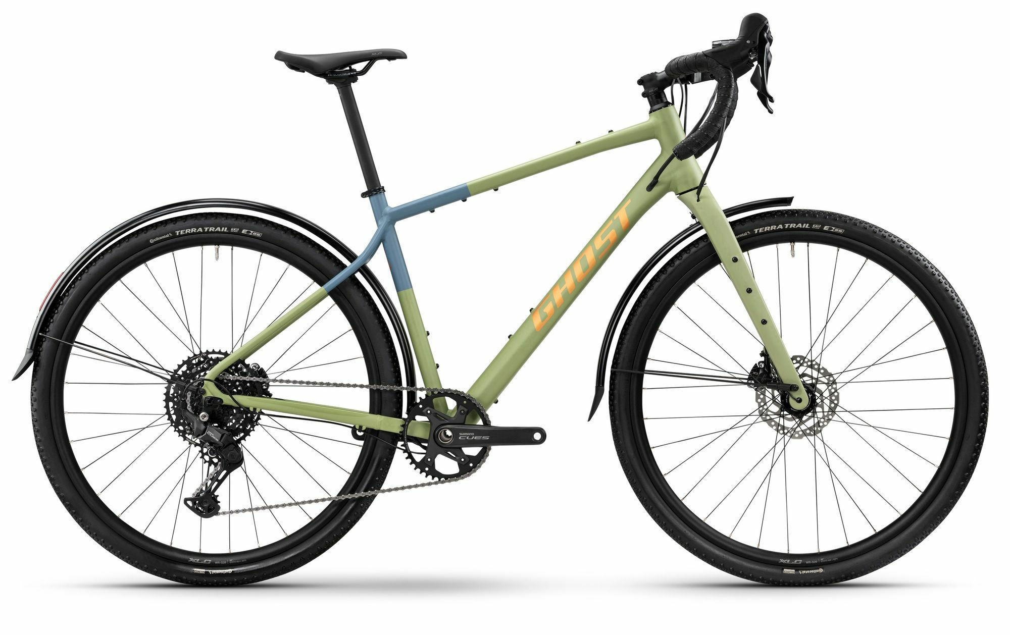 Ghost ASKET EQ - 28" - olive drab/midnight teal matt