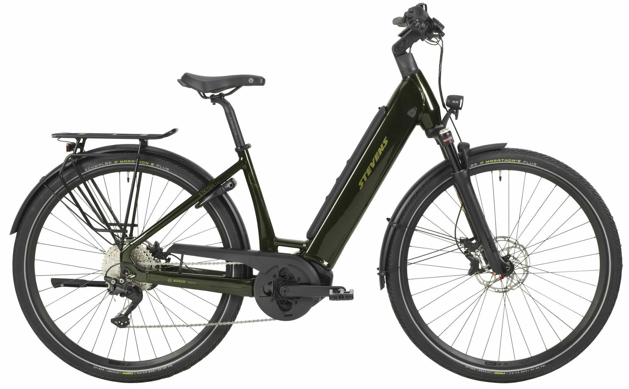 Stevens E-triton 7.6.1 Forma Deore 2023 Elektrofahrrad, Deep green, 46, 625Wh