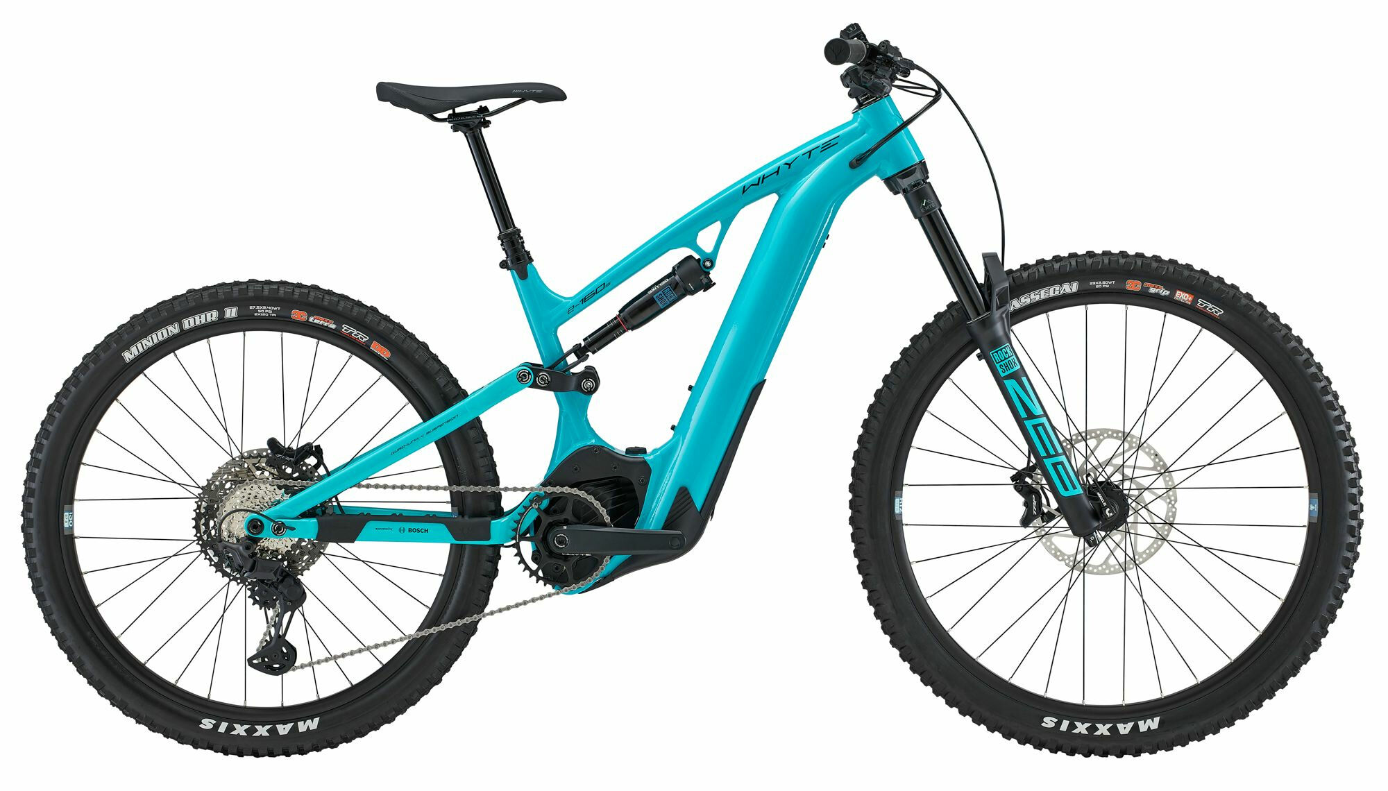 Whyte E-160 S MX Gloss Turquoise with Black & White 2023 29"/27,5" 750 Wh Diamant