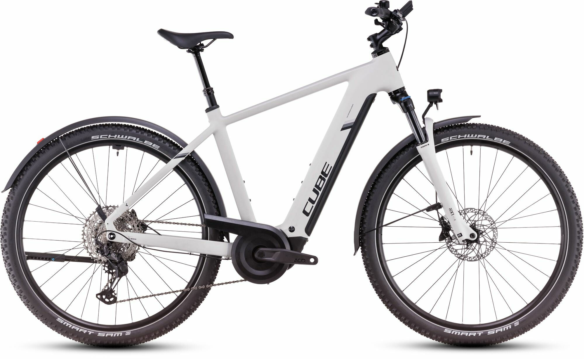 Cube Nuride Hybrid EXC 800 Allroad cotton´n´silver 28" 800 Wh Diamant Cube Nuride Hybrid EXC 800 Allroad cotton´n´silver 28" 800 Wh Diamant
