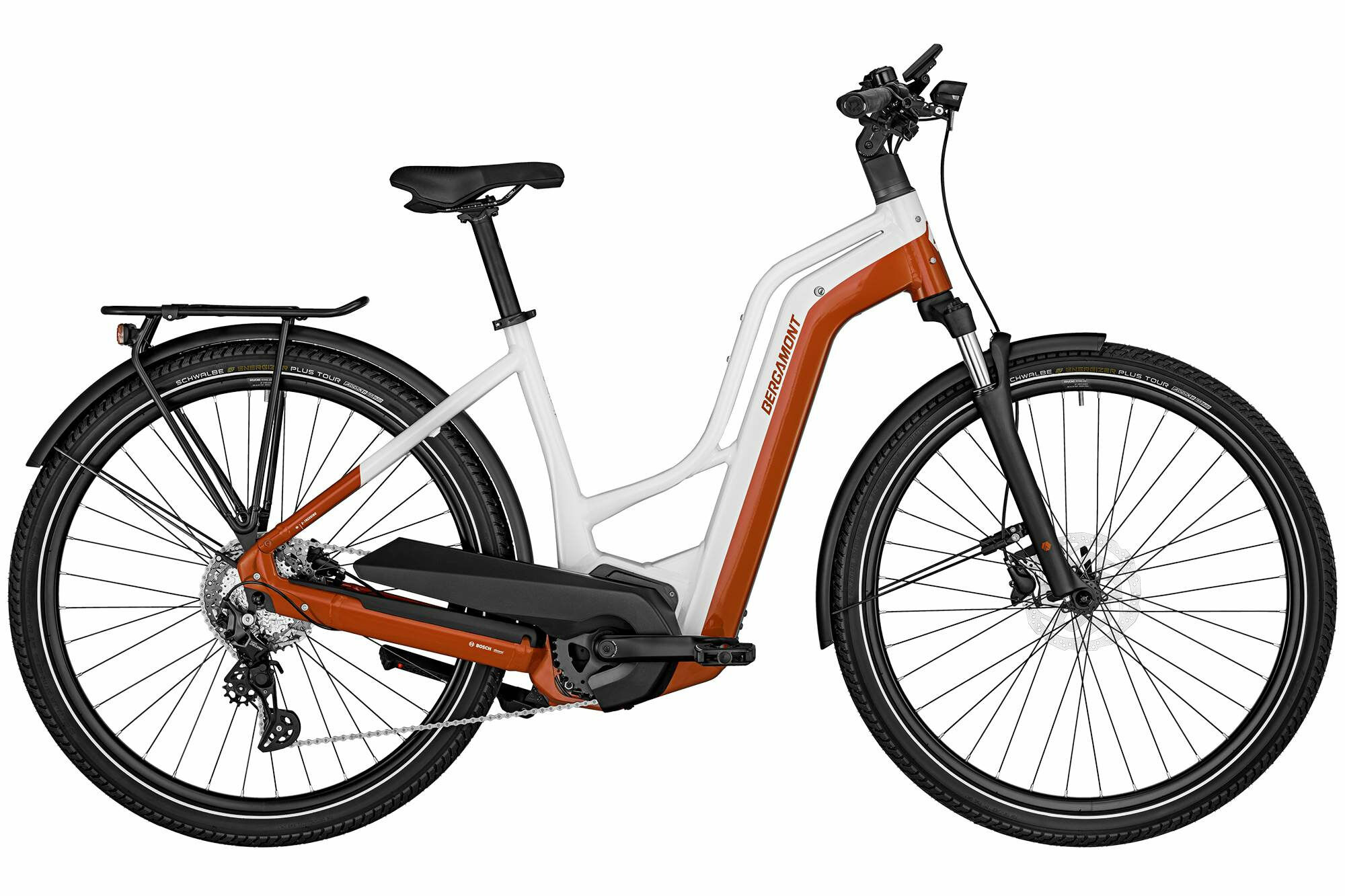 Bergamont E-HORIZON EDITION LTD AMSTERDAM - 28" 750 Wh - shiny white/orange 48 cm