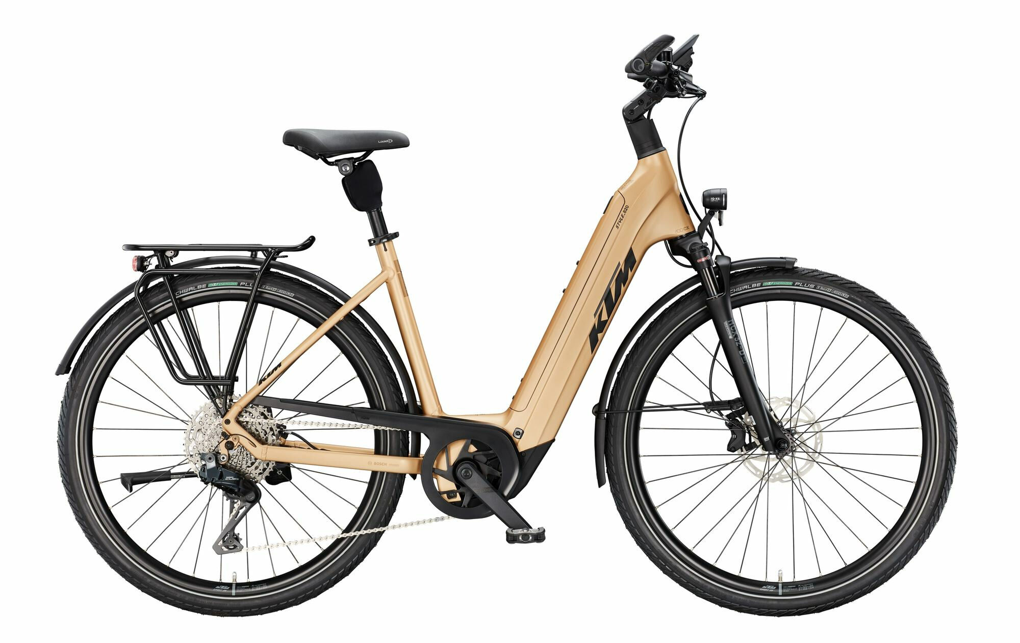 KTM MACINA STYLE 820 Di2 golden dust matt (black) 28" 800 Wh Wave 46 cm