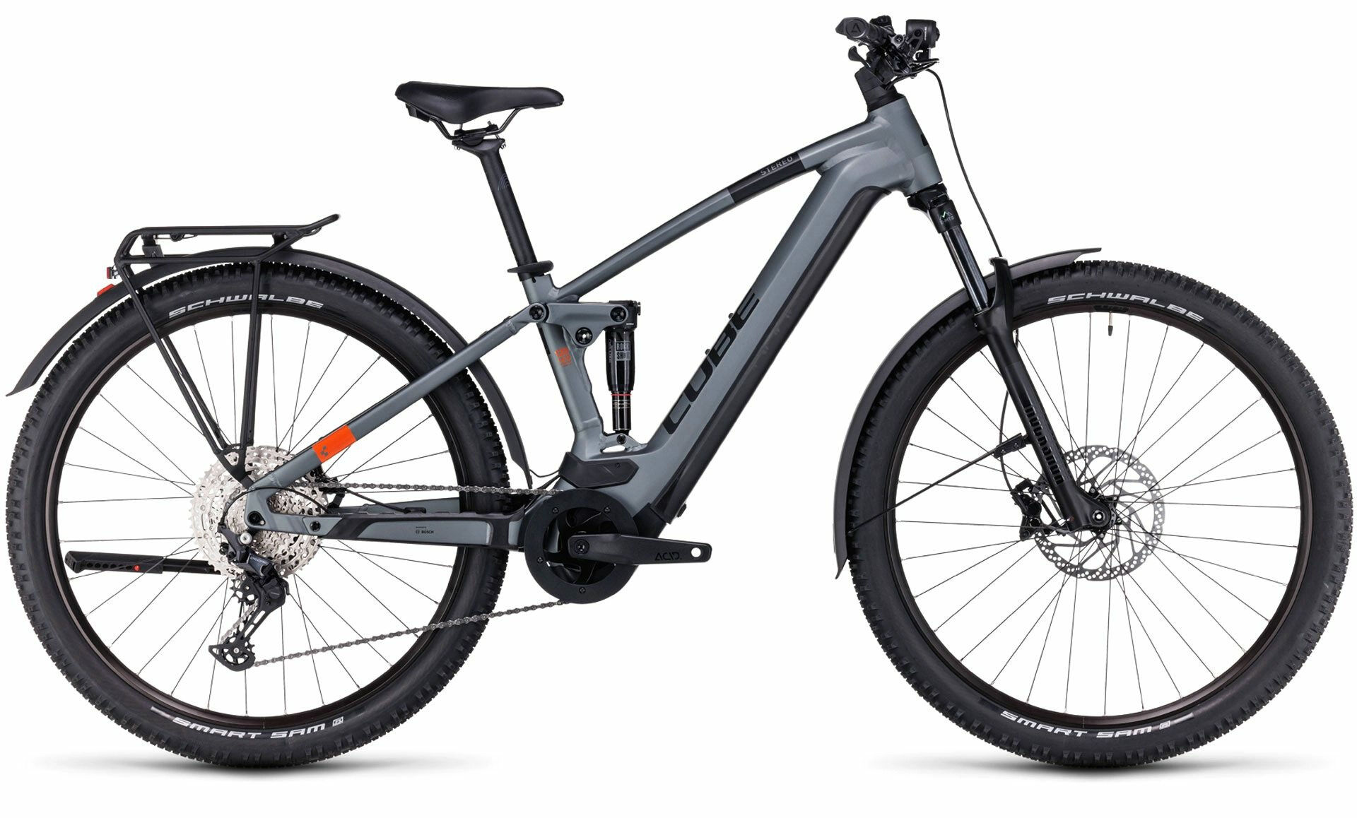 Cube Stereo Hybrid 120 Pro Allroad 750 flashgrey´n´orange 27,5" 750 Wh Diamant