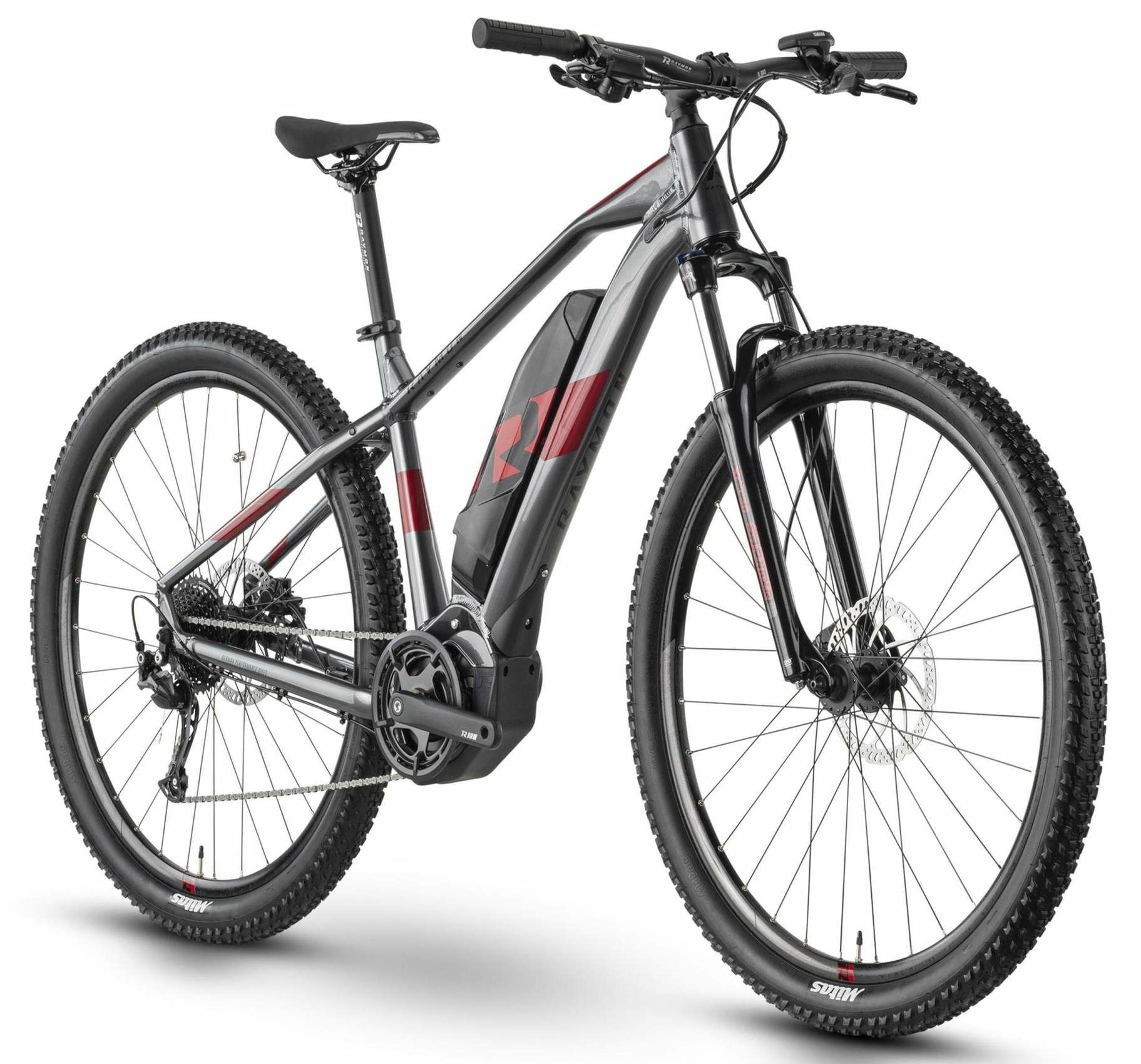 Raymon HardRay E 3.0 anthracite metallic/deep red 29" 500 Wh Diamant