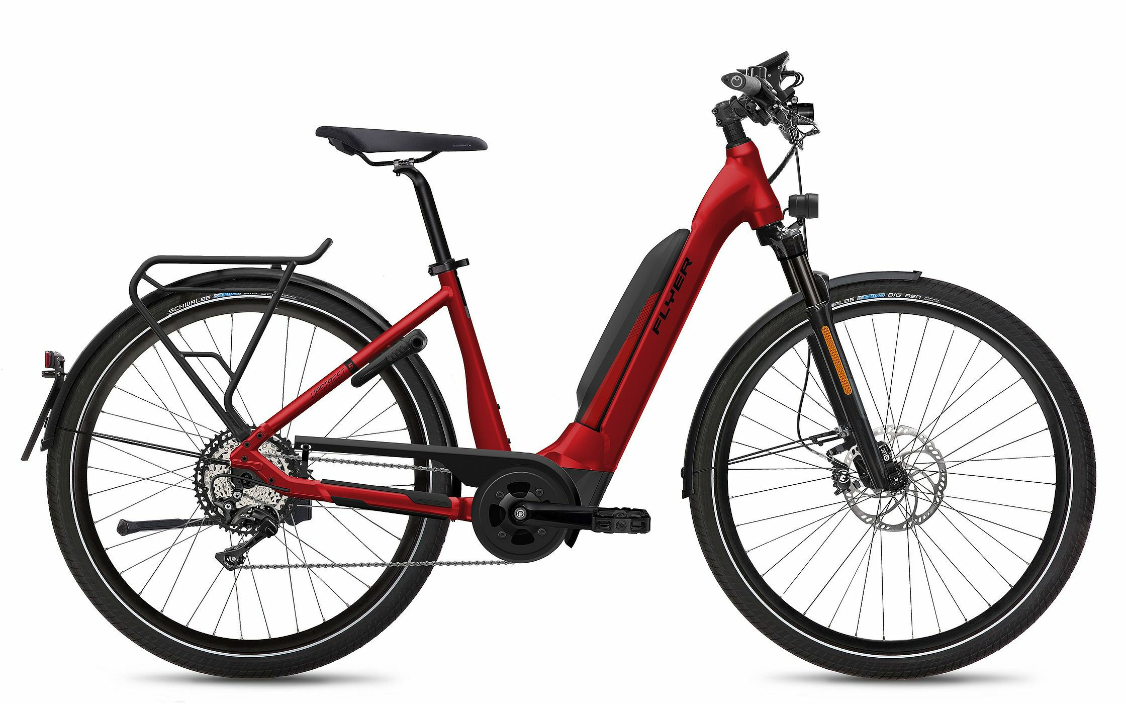 Flyer  Upstreet5 7.23 Comf  Mercury Red Gloss  2021 28" 750 Wh Wave