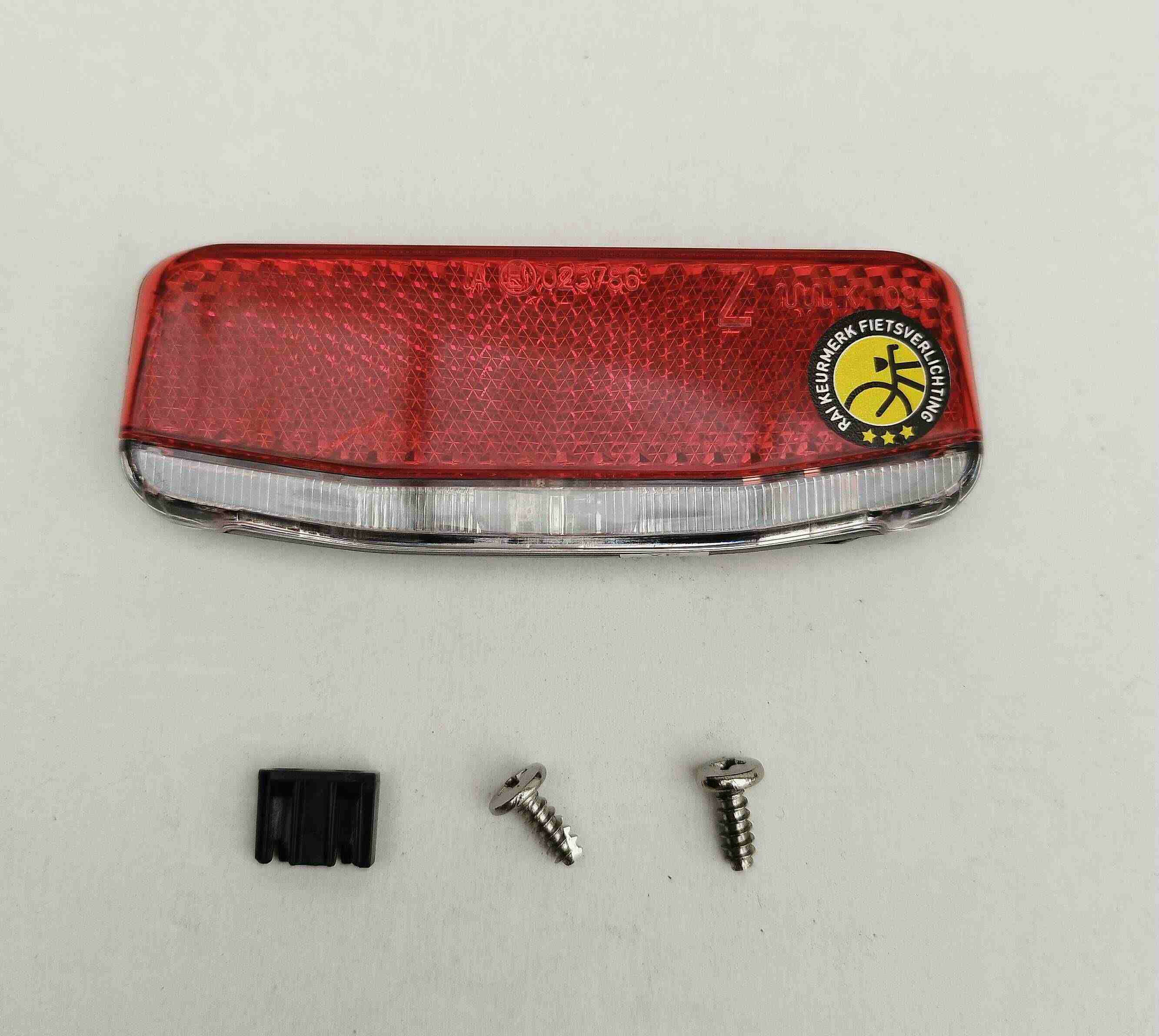 KLS Rear light Spanninga SOLO XE, 6-36VDC Rot