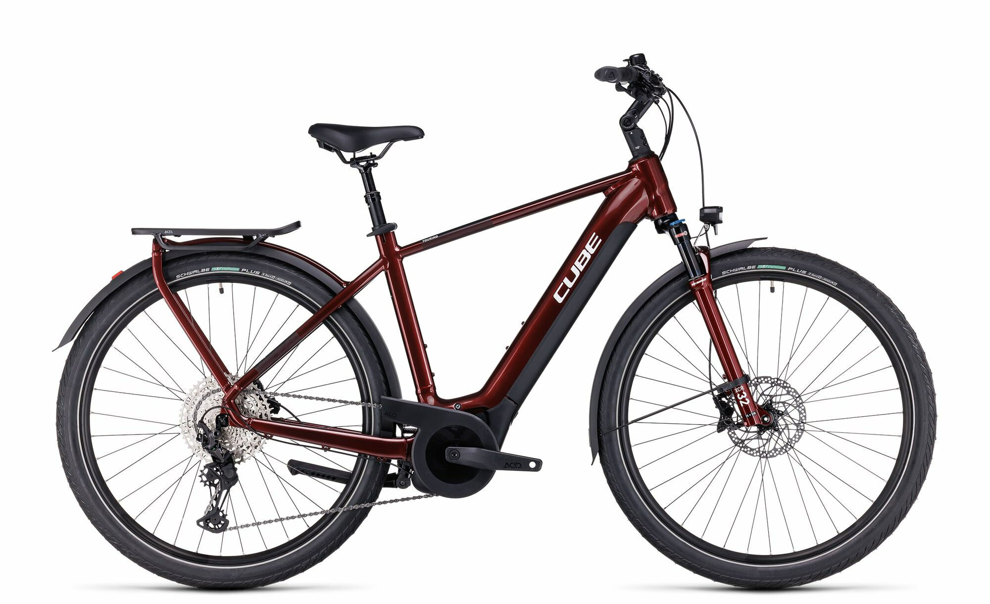 Cube Touring Hybrid EXC 625 red ́n ́white 28"; 625 Wh Diamant M