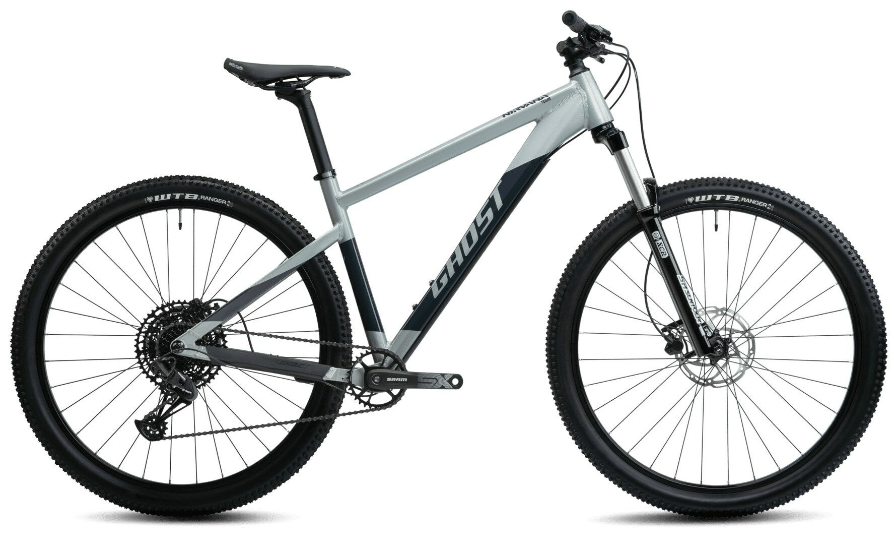 Ghost NIRVANA TOUR SF pearl light grey/dark grey-glossy 29" Diamant L