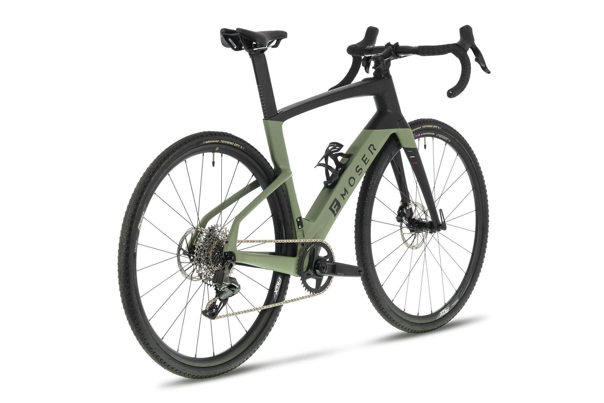 F Moser GRAVEL RIVAL Green 28" 250 Wh Diamant XL