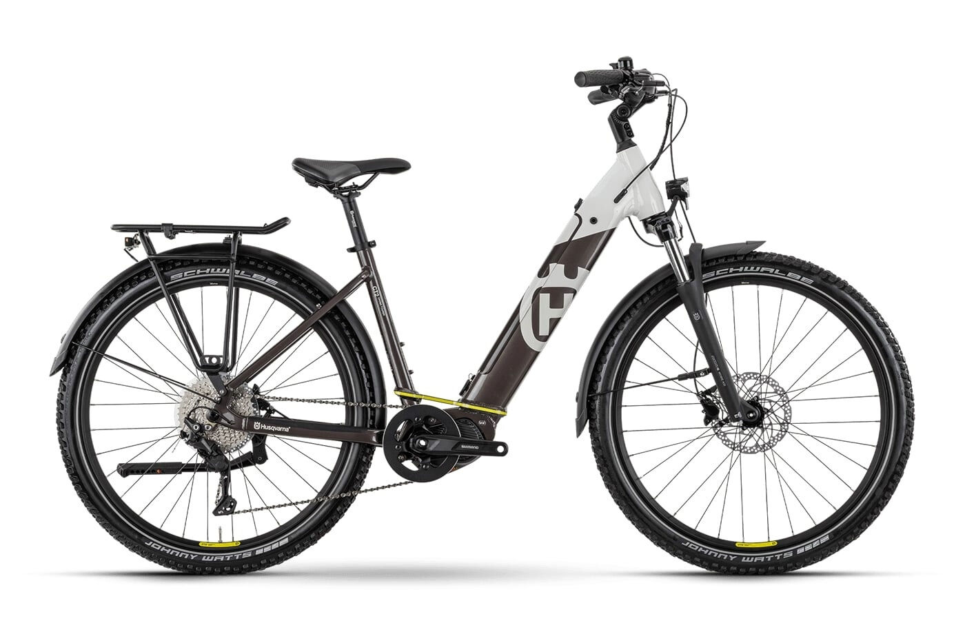 Husqvarna CROSS TOURER CT2 M350 WAVE - 27,5" 630 Wh - white/dark bronze