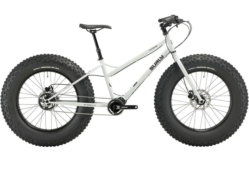 Surly Moonlander Fatbike Lunar Dust Gray 24" Trapez S