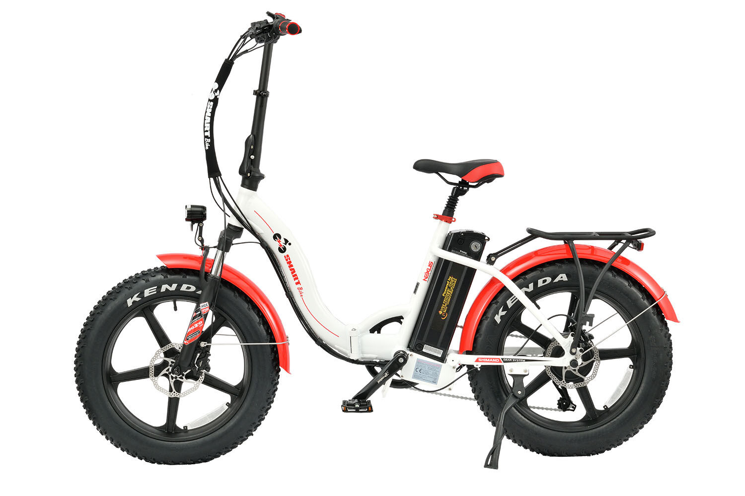 SMARTbike NEXUS 4.0 - 20" 690 Wh - weiß-rot U