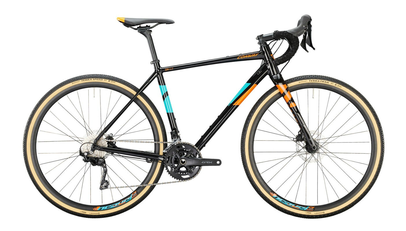 Conway GRV 6.0 black metallic / fresh orange 28" Diamant