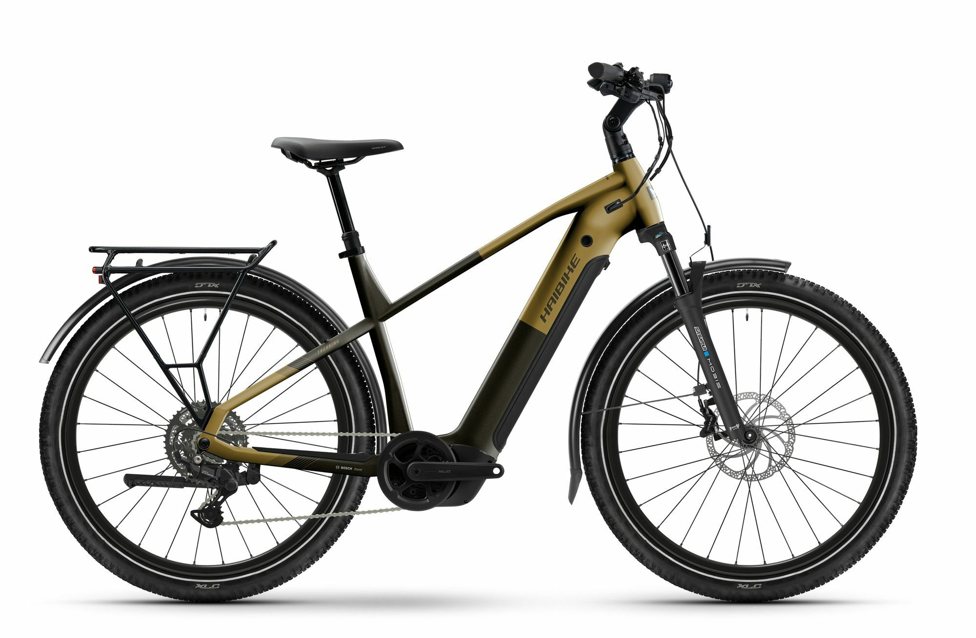Haibike TREKKING 7.5 sparkling black/gold matt 27;5" 800 Wh Diamant S