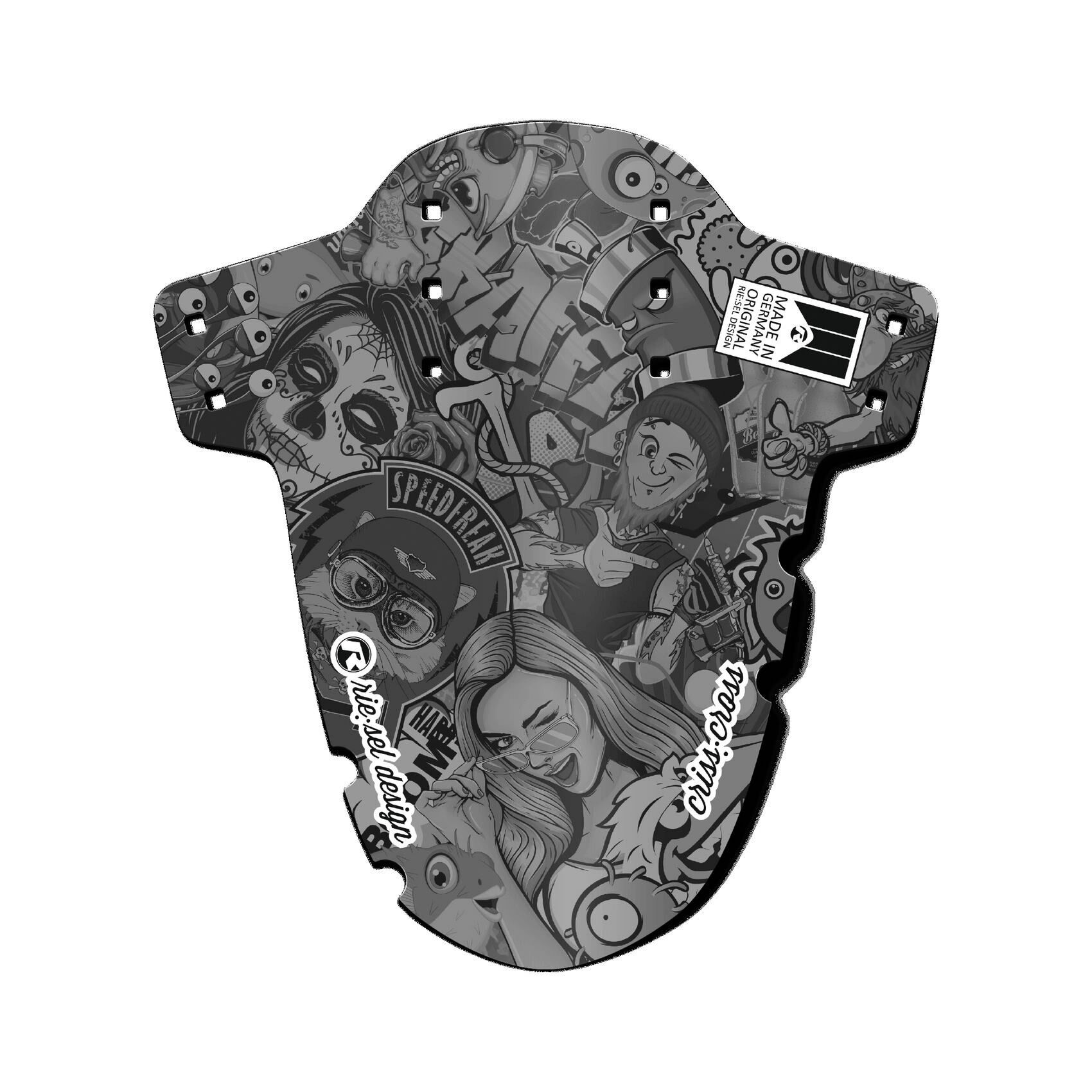 Rie:sel design Criss:Cross Stickerbomb Ultra Black