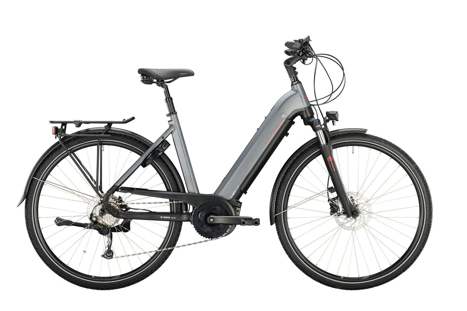 Victoria eTREKKING 12.6 grey matt 28" 500 Wh Wave 51 cm