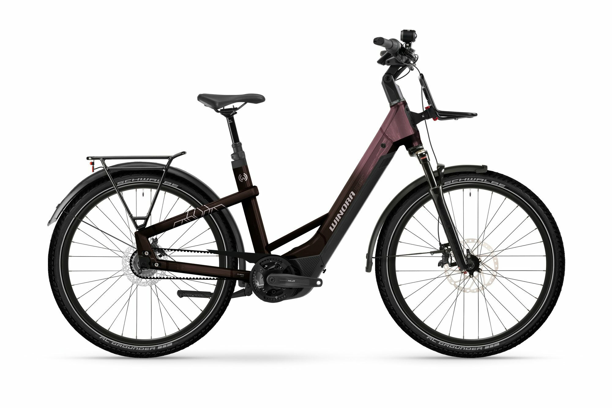 Winora YAKUN R5 LOW - 275" 600 Wh - red/violet red-gloss