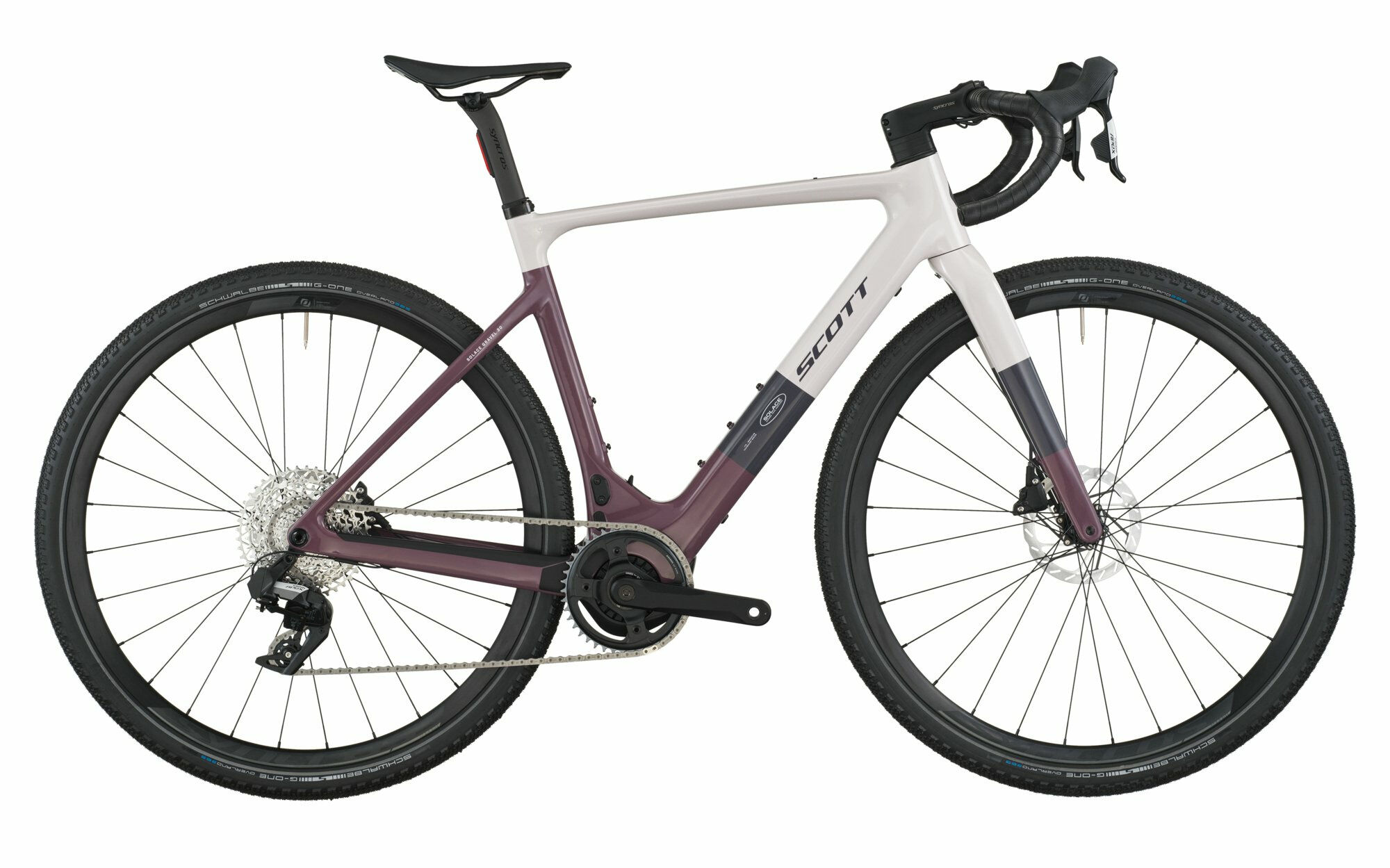 Scott SOLACE GRAVEL 30 mineral pink/flint purple 28" 360 Wh Diamant XS