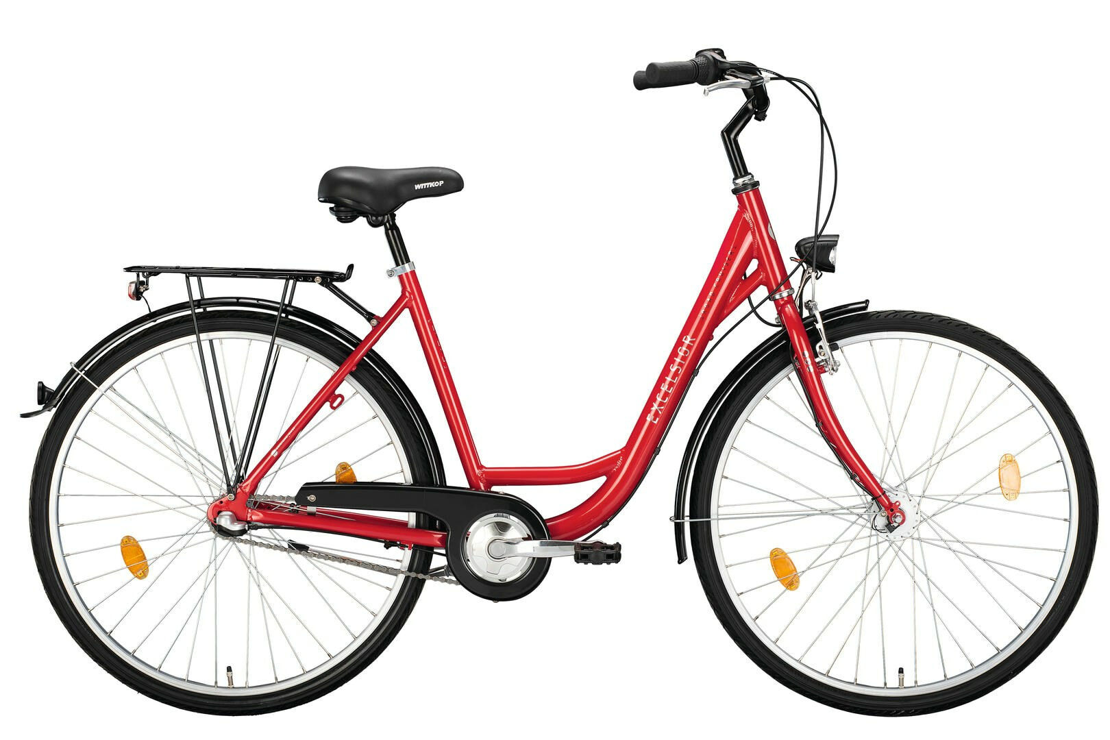 Excelsior Road Cruiser Alu ND 7G cherry red 28" Wave