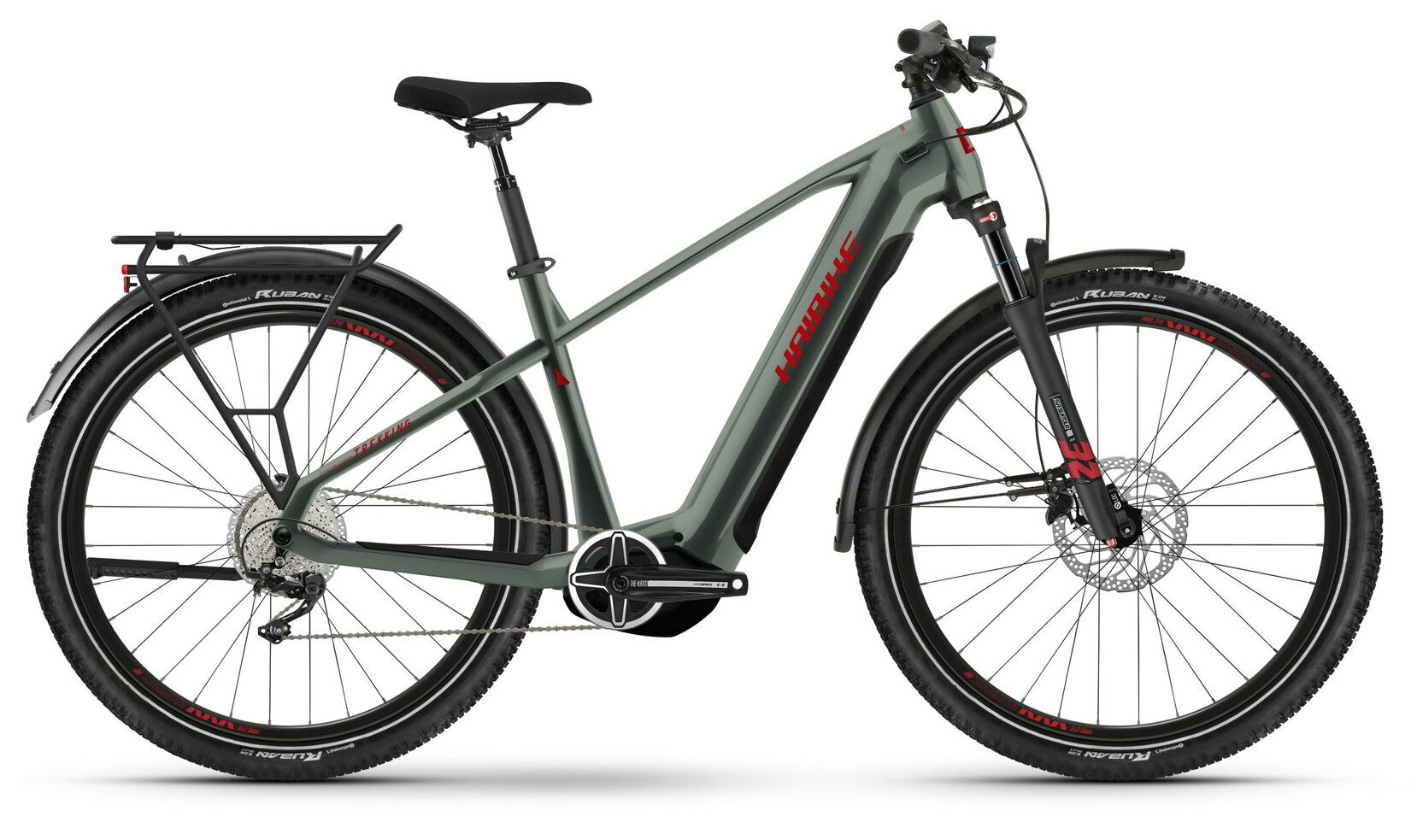 Haibike TREKKING 5 - 27,5" 720 Wh - olive/red-gloss