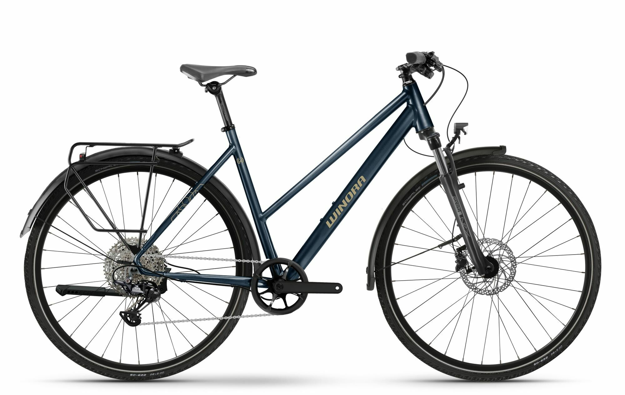 Winora DOMINGO X12 PRO MID - 28" - cavalry glänzend
