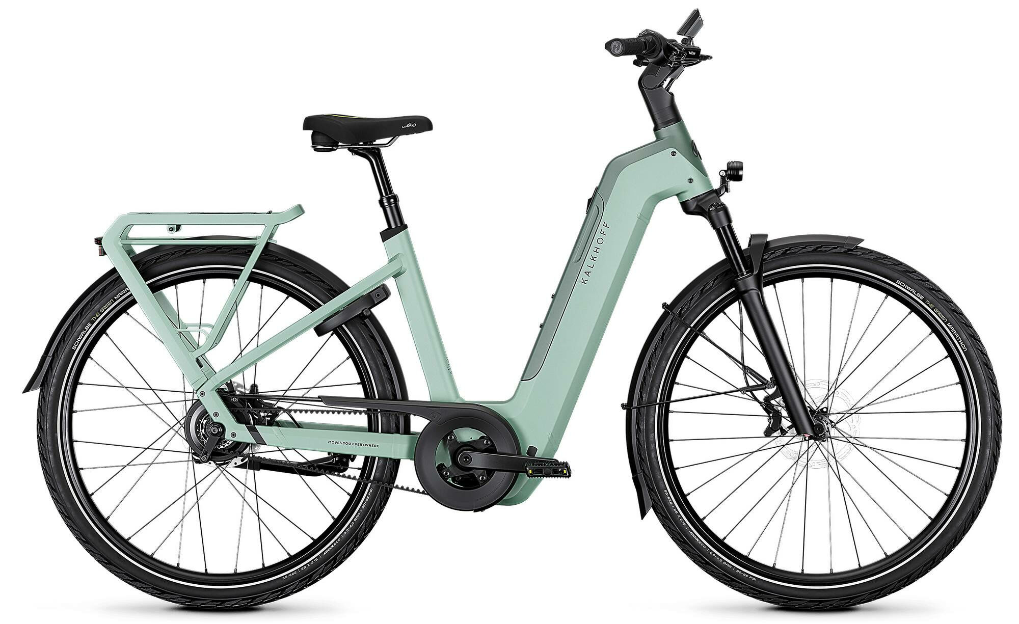 Kalkhoff IMAGE 5+ ADVANCE sagegreen / deepsage matt 29" 800 Wh Wave S