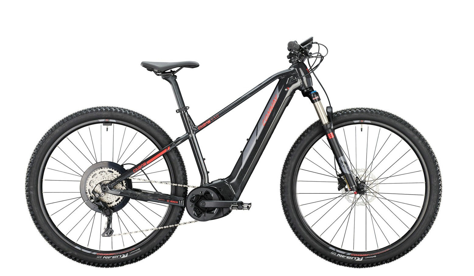Conway CAIRON S 5.0 black metallic / red metallic matt 29" 750 Wh Diamant 53 cm