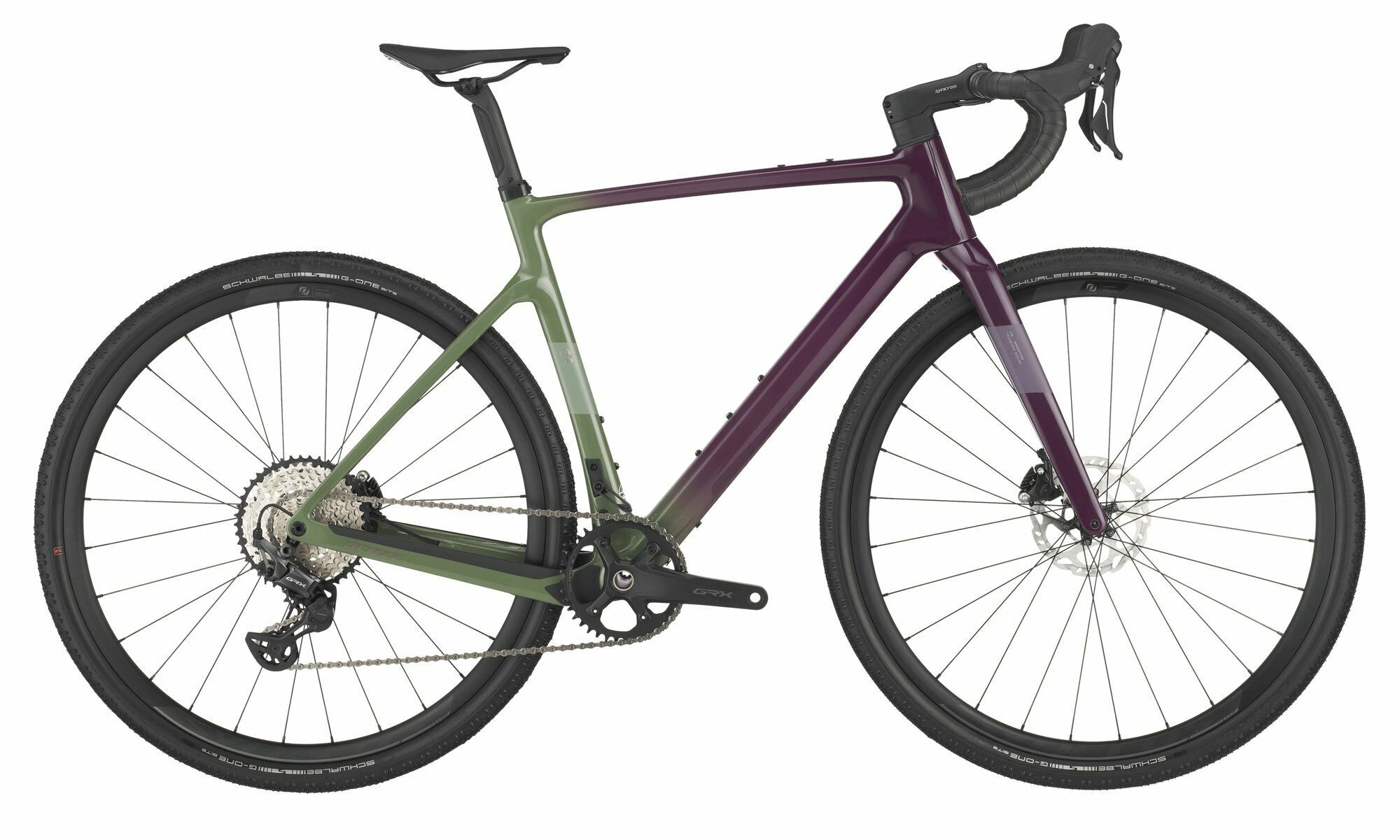 SCOTT Addict Gravel 40 olivine green/blackberry purple 28" Diamant