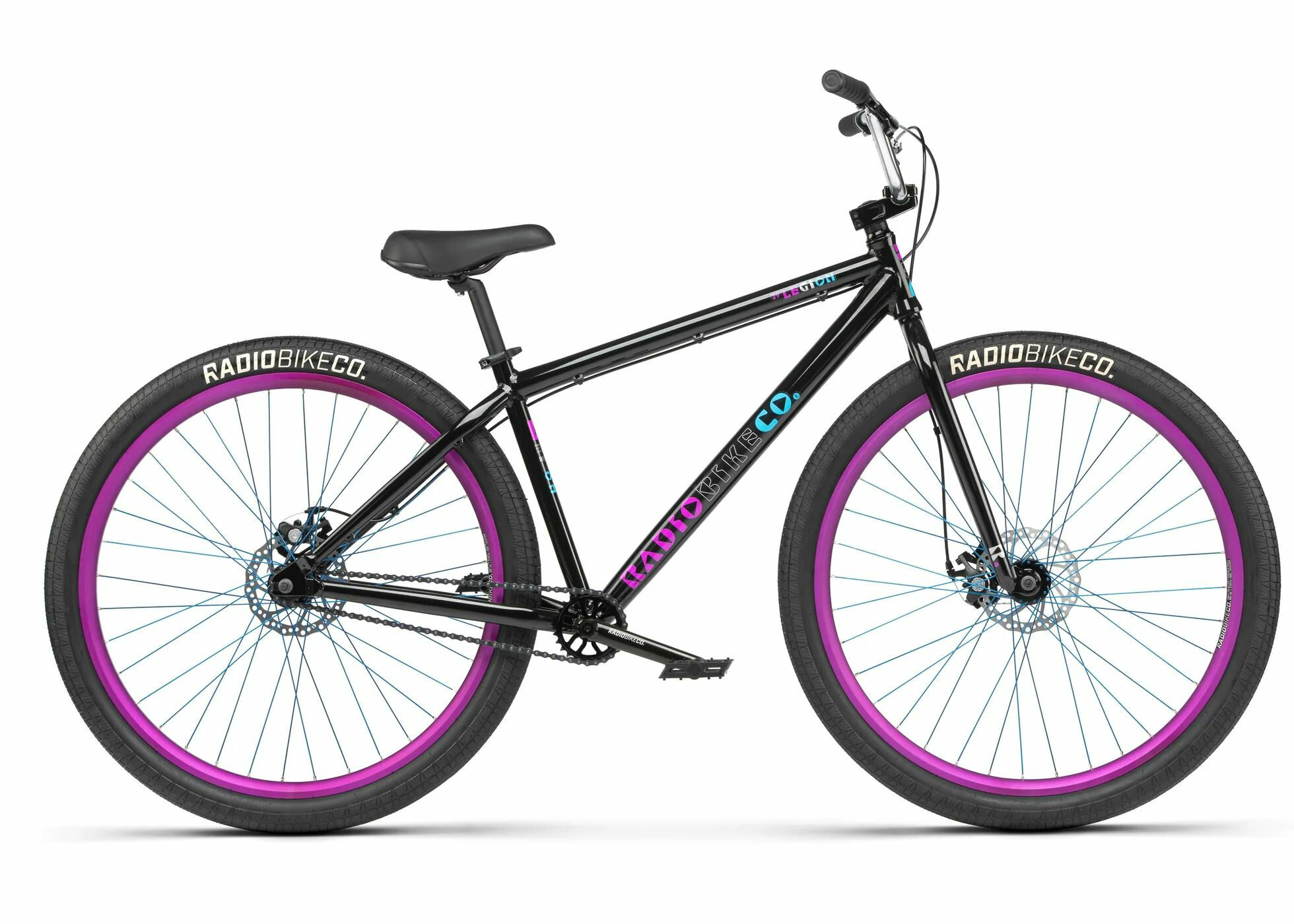 Radio LEGION 29 Black / Purple 29" Diamant