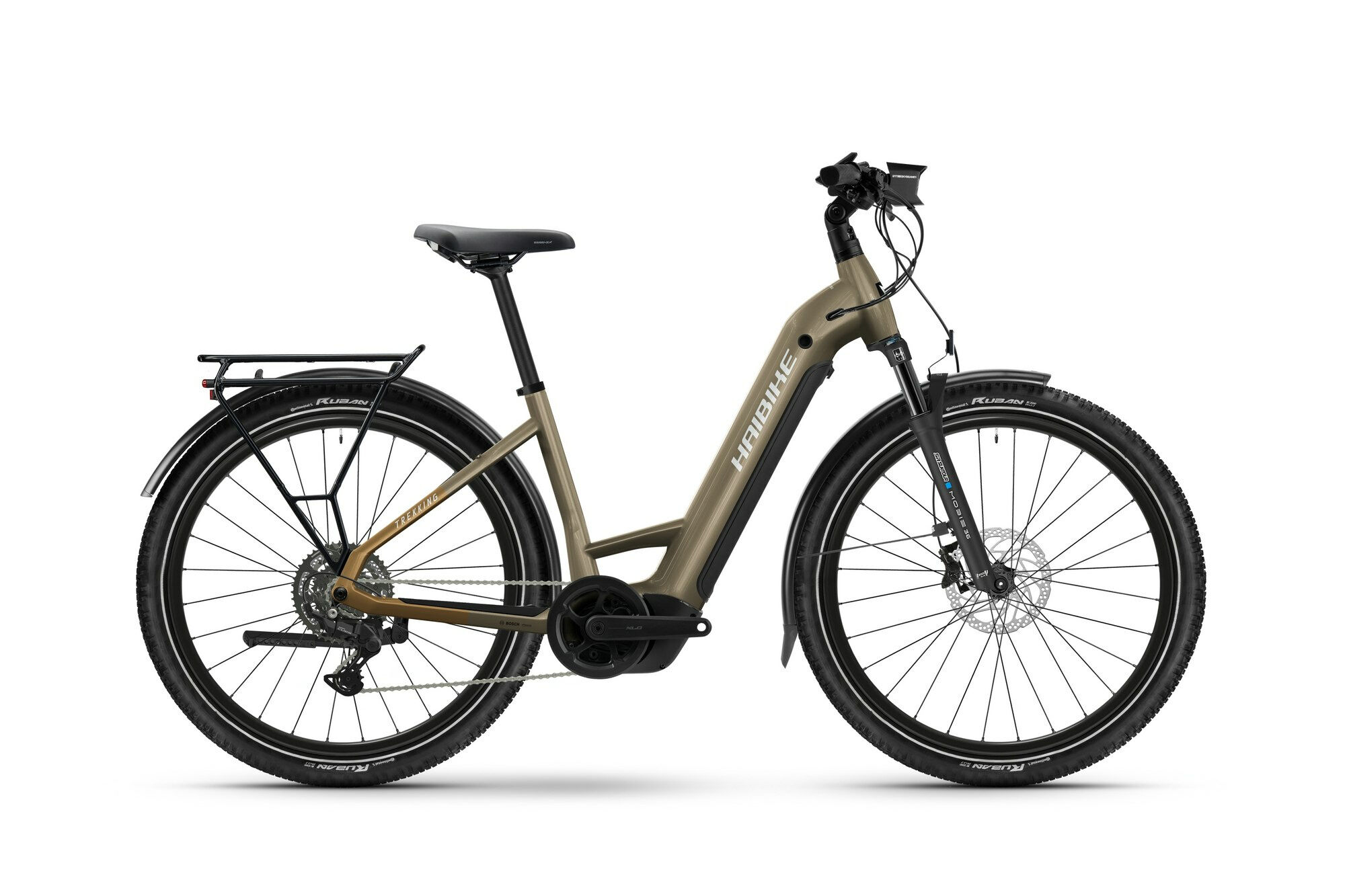 Haibike TREKKING 6.5 toffee/sand/silver glänzend 27;5" 600 Wh Wave M