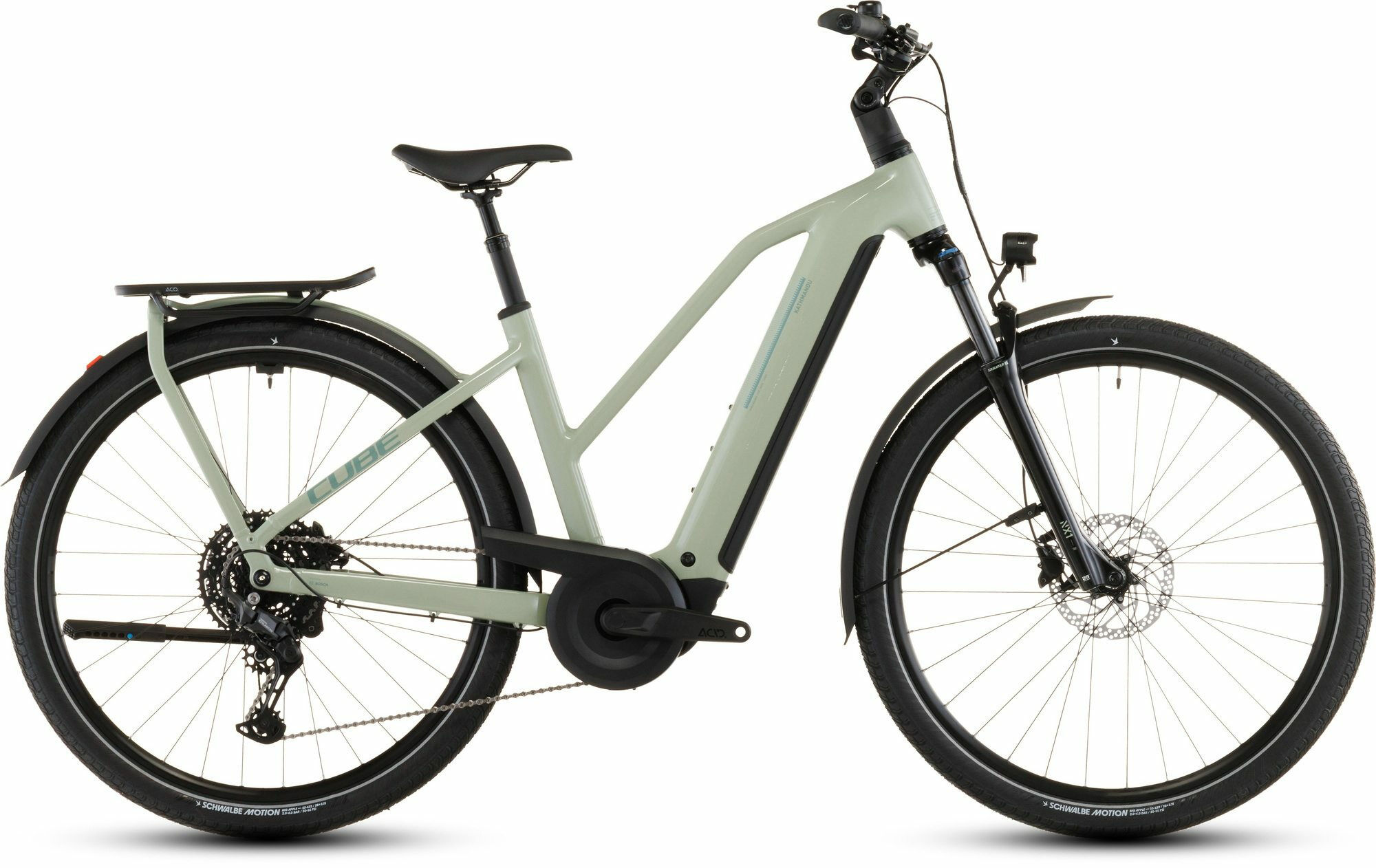 Cube Kathmandu Hybrid ONE 800 pea´n´green 28" 800 Wh Trapez