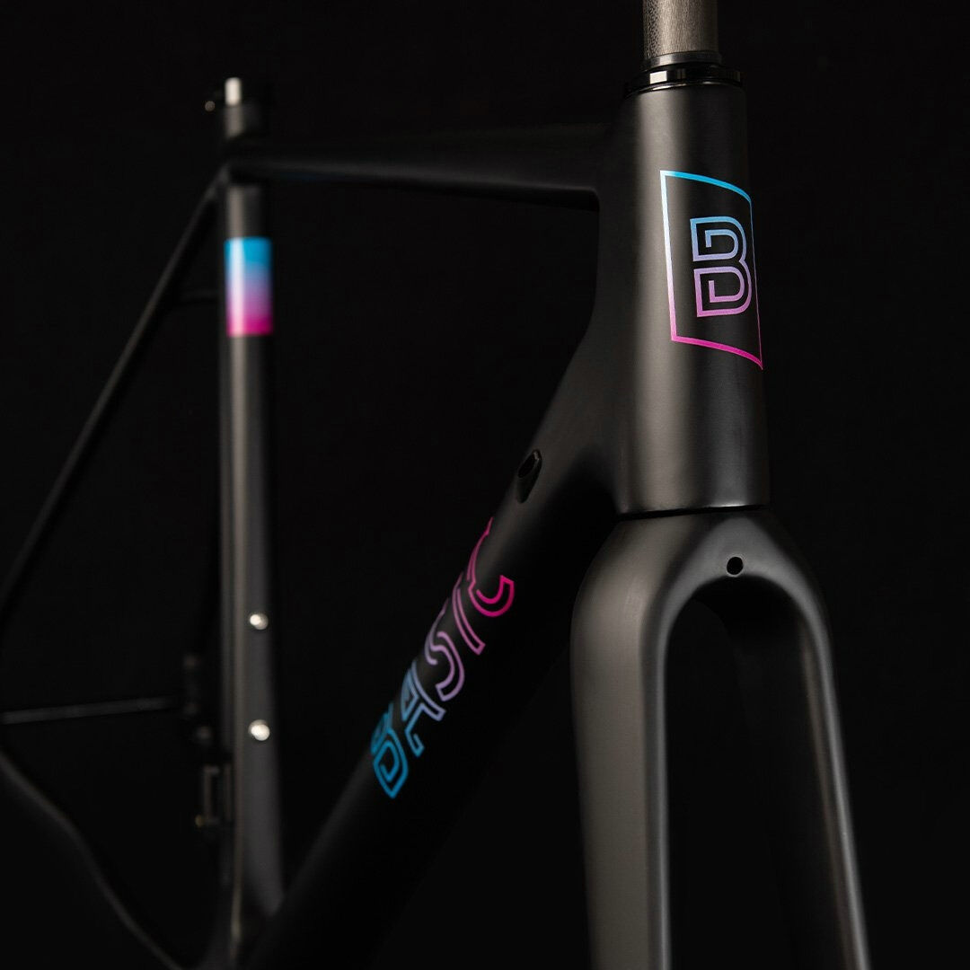 Basic Bikes Carbon Rahmenset Gravel Black  Diamant