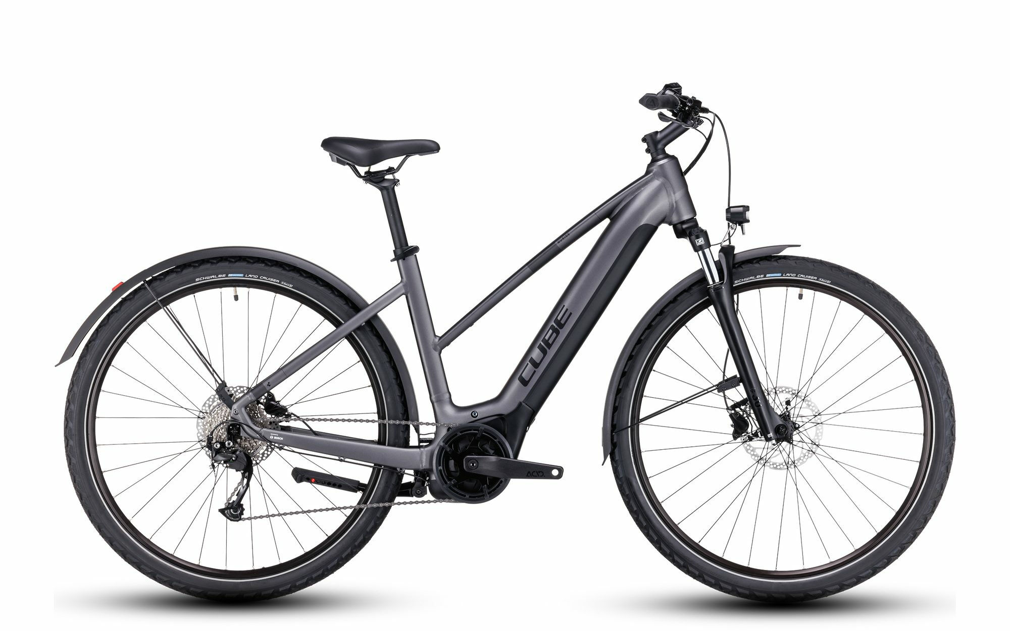 Cube Nuride Hybrid Performance 500 Allroad graphite ́n ́black 28"; 500 Wh Trapez XS