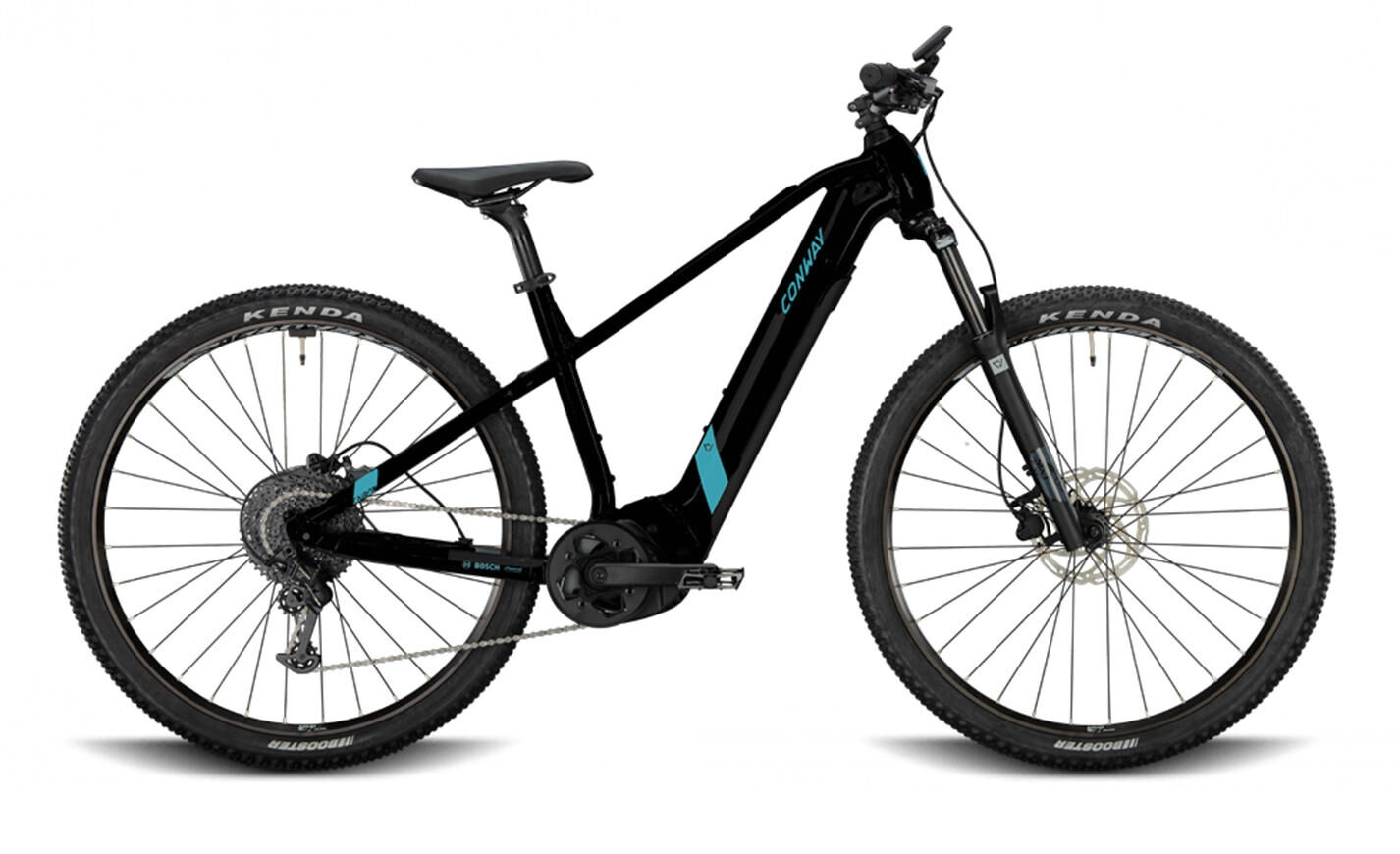 Conway Cairon S 2.0 500 black metallic matt / turquoise metallic  2023 29" 500 Wh Diamant