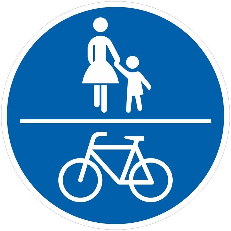 Verkehrszeichen 240 – Gemeinsamer Geh- und Radweg