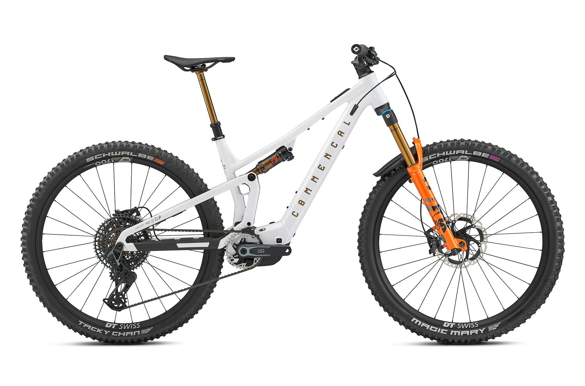Commencal T.E.M.P.O. POWER SIGNATURE GLITTERY WHITE 29" 400 Wh Diamant