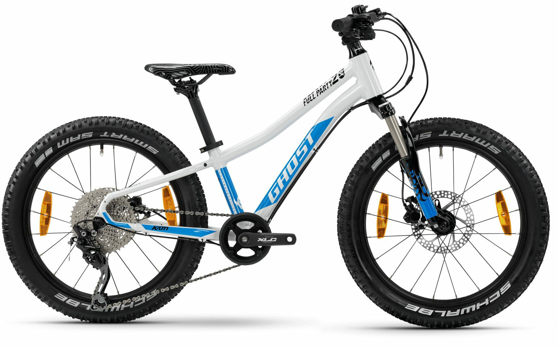 Ghost KATO 20 FULL PARTY pearl white/bright blue-glossy 20" Diamant 20"