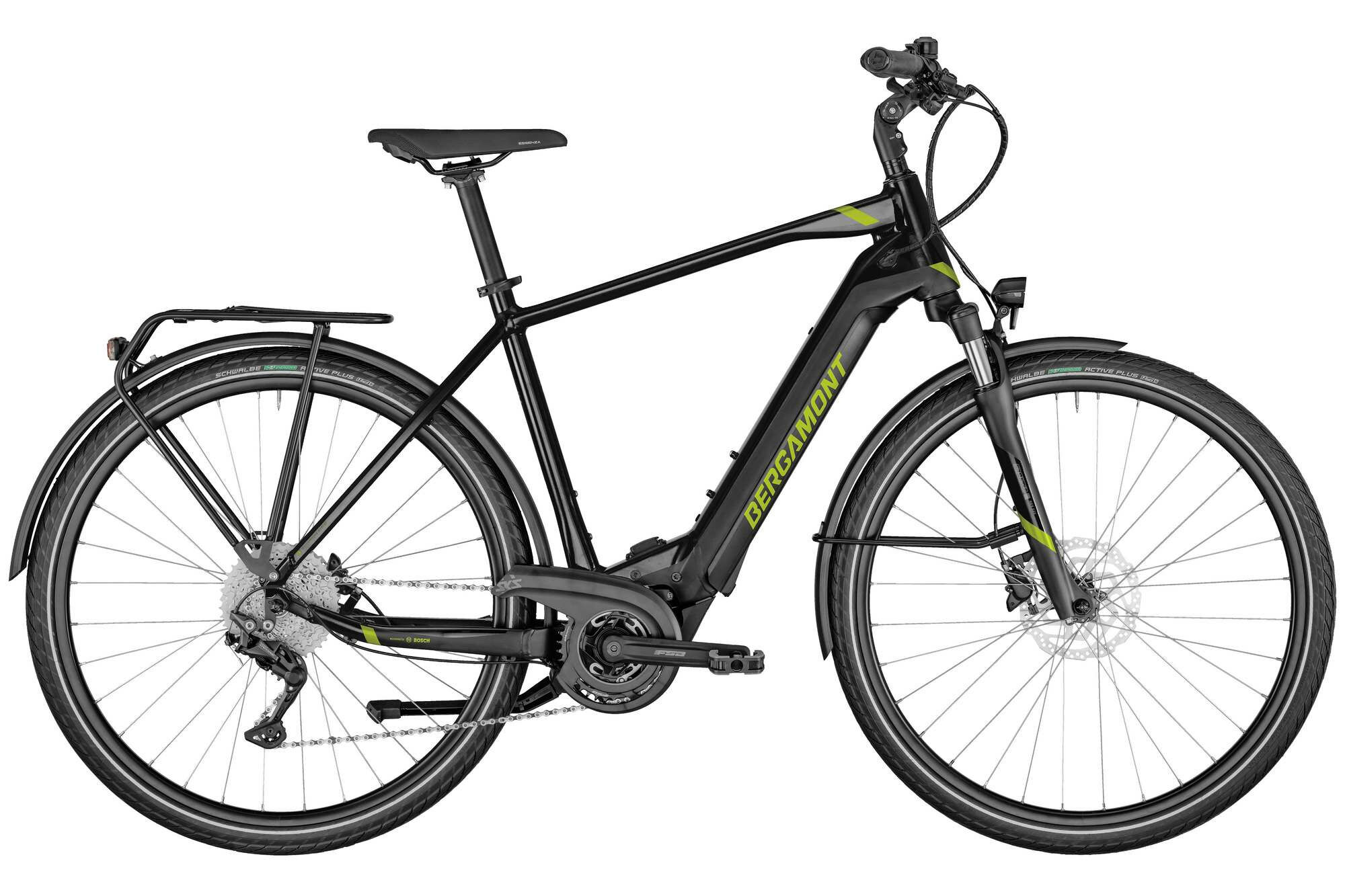 Bergamont E-HORIZON SPORT - 28" 625 Wh - black (shiny) 48 cm