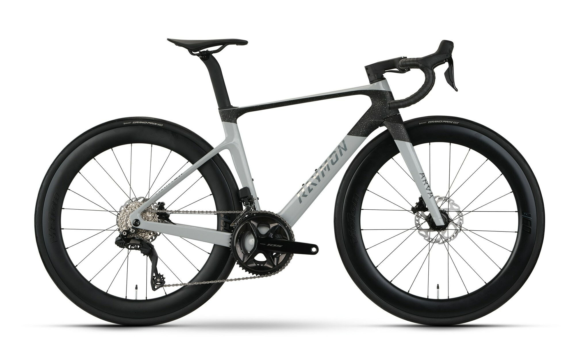 Raymon ARVA PRO - 28" - grey/carbon 60 cm