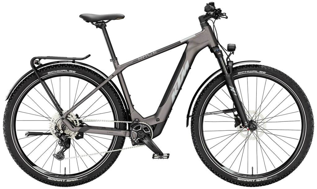 KTM Macina Race SX LFC elderberry matt (grey+black) 2024 29" 400 Wh Diamant